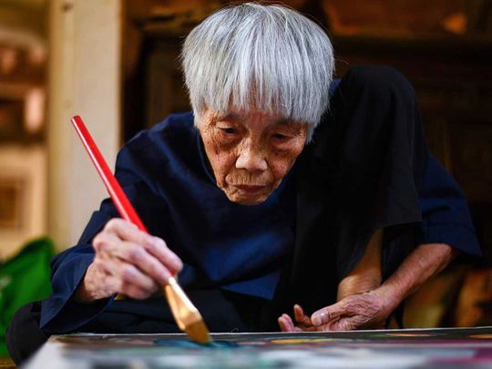 ‘Pioneer’ octogenarian Vietnamese artist gets first solo exhibit