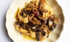 Nigel Slater’s recipe for pappardelle, mushrooms and harissa