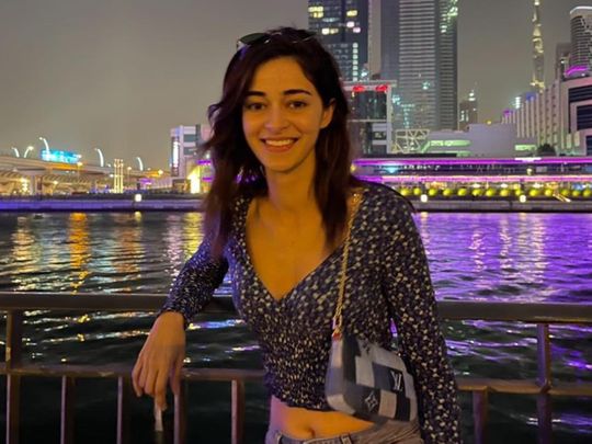 Bollywood actress Ananya Panday holidays in Dubai