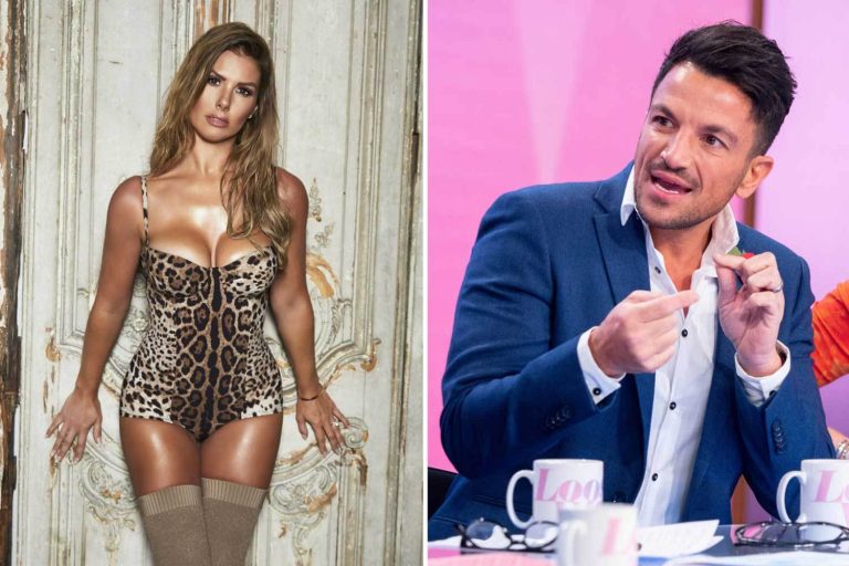 Rebekah Vardy apologised to Peter Andre after comparing his penis to a ‘miniature chipolata’