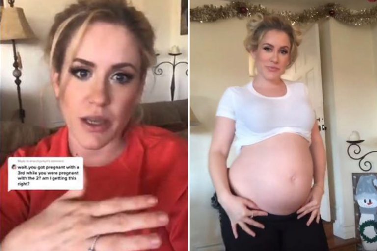 Mum-to-be reveals she fell pregnant while already pregnant – and is now expecting TRIPLETS…