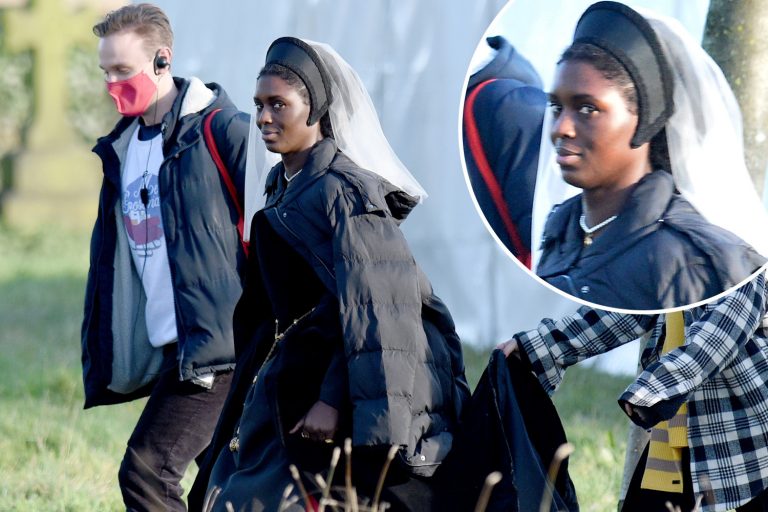 Jodie Turner Smith pictured as Anne Boleyn for the first time after new Channel 5 drama sparked race…