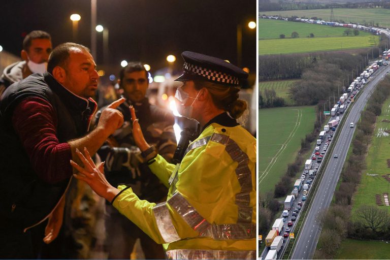 Army move in to Covid test 6,000 stranded lorry drivers as France reopens borders from tomorrow