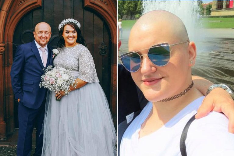 Bride, 29, who faked terminal cancer and shaved her own head to con friends into paying £8,500 for…