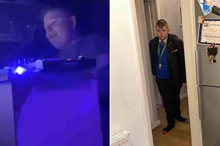 DJ, 12, hosts RAVE in school loos for ‘all Year 8 boys’ with free Lucozade and Twirls – before…