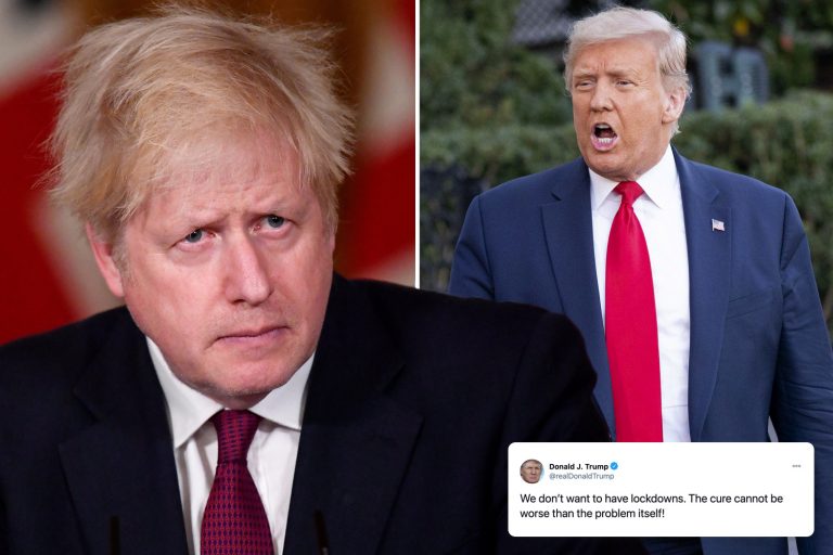 Trump rips Boris and says ‘we don’t want lockdowns’ after Brit PM cancels Christmas in London with…