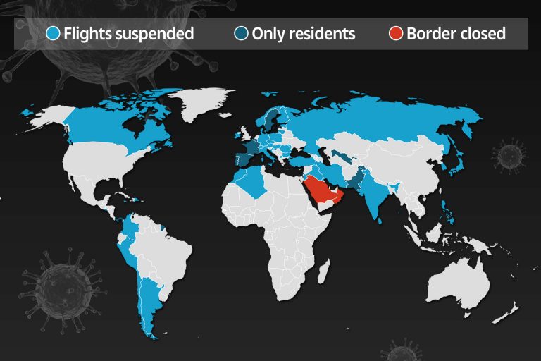 Which countries have banned UK travel? Full list of holiday destinations revealed