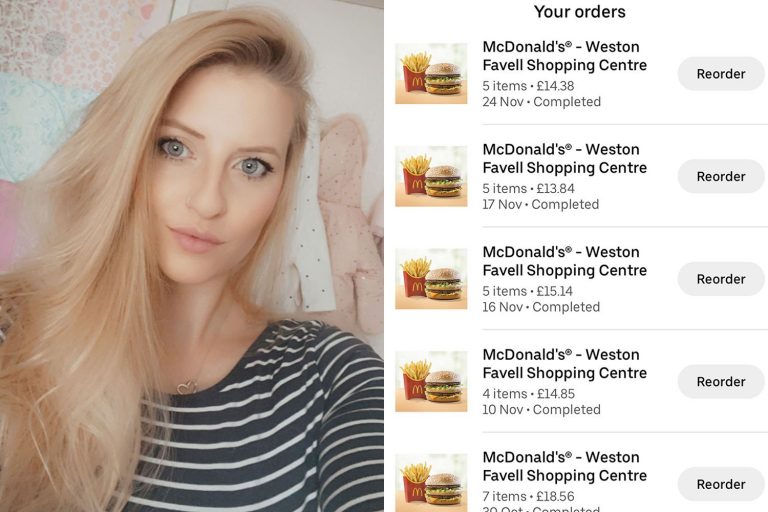 Mum who thought she was getting FREE McDonald’s for a year discovers they’d been billed to her bro…