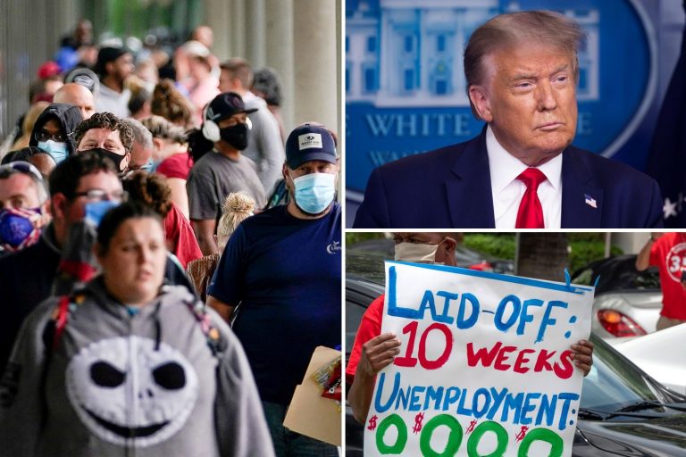 Millions set to lose unemployment benefits at midnight TONIGHT as Trump refuses to sign coronavirus…