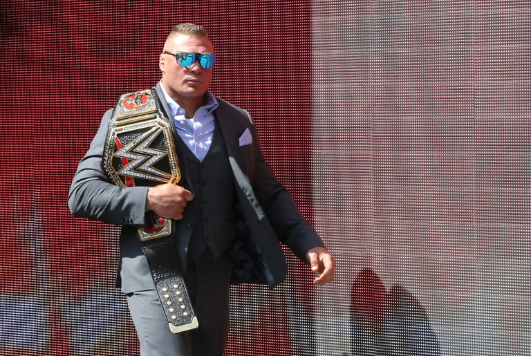 WWE and AEW set for bidding war over Brock Lesnar but ex-UFC star will demand ‘ungodly’ amount of…