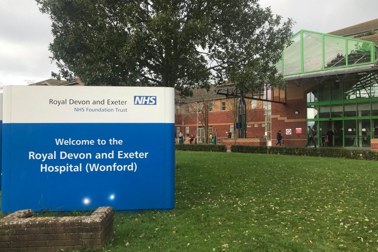 Devon & Exeter hospital on ‘black alert’ after surge in Covid patients and NHS workers off sick or…