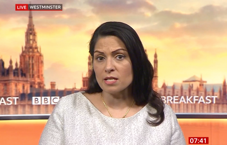 Priti Patel refuses to rule out national lockdown & insists ministers will take ‘necessary steps’ to…