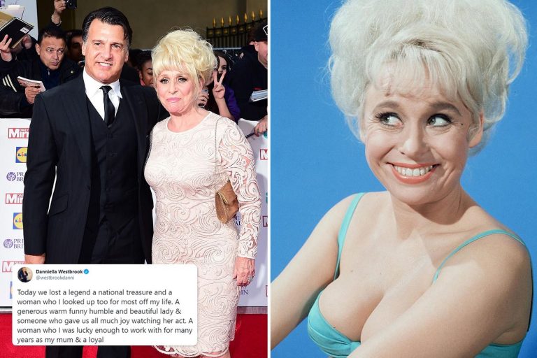Barbara Windsor’s heartbroken husband Scott Mitchell leads tributes to iconic actress who ‘brought…
