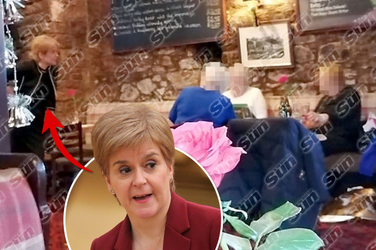 Red-faced Nicola Sturgeon says sorry for ‘no mask’ in pub Covid breach