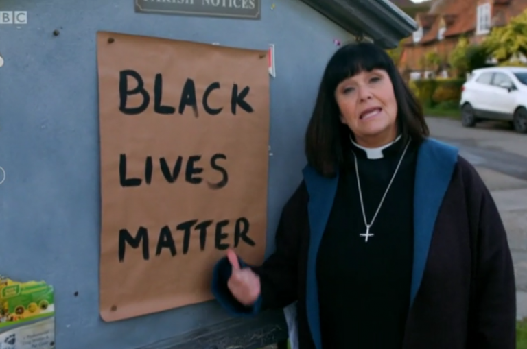 Furious Vicar of Dibley fans switch off as they slam ‘woke’ Dawn French for taking the knee in Black…