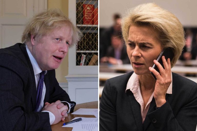 Boris Johnson saves UK’s vaccine rollout after late-night calls with EU chief forcing bloc to back…