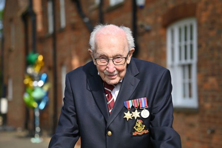 Captain Sir Tom Moore, 100, couldn’t have Covid vaccine before he caught virus because of pneumonia…