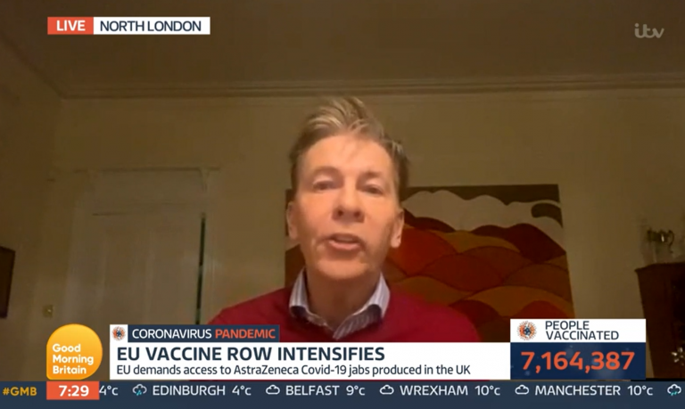 Good Morning Britain fans in hysterics as they hear mystery ‘fart’ during vaccine debate