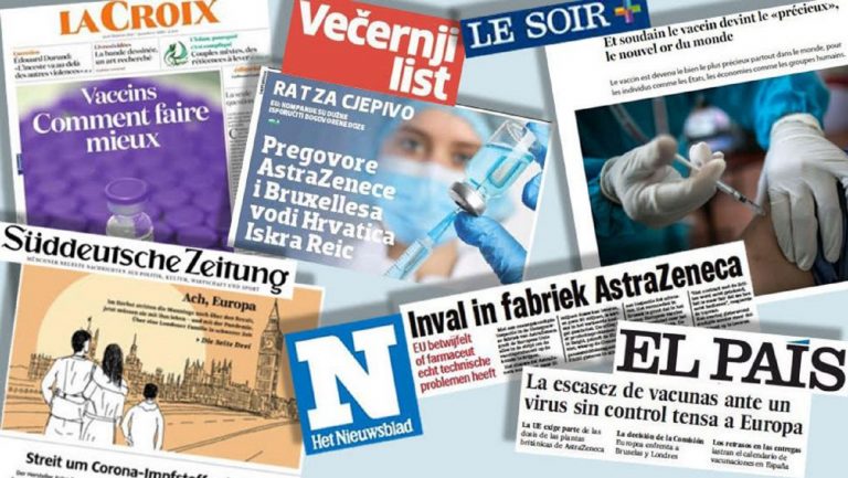 Brexit news latest – EU at WAR over vaccine crisis as Europe’s papers brand UK supply threat ‘best…