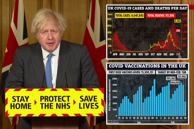 Boris Johnson vows ‘I want this lockdown to be the last’ and will outline roadmap next week