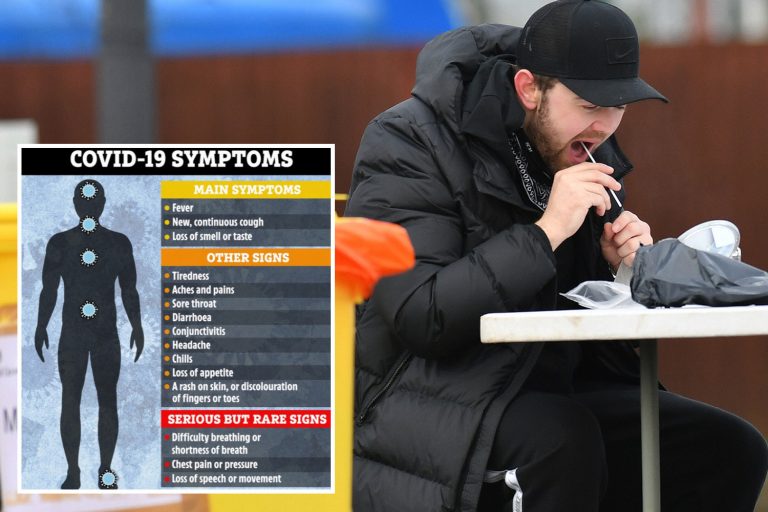 Four new Covid symptoms added – the full list of signs and when to order a test