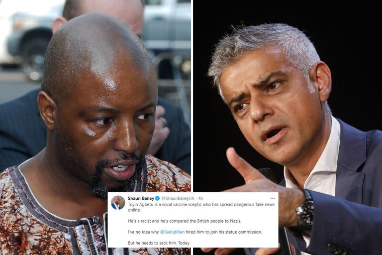 Hard-left activist appointed to Sadiq Khan’s diversity commission on statues branded ‘racist’ after…