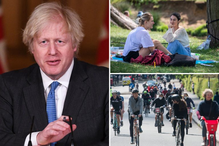 Boris Johnson to ‘ditch stay at home message in weeks’ in plan to get Brits backs socialising &…