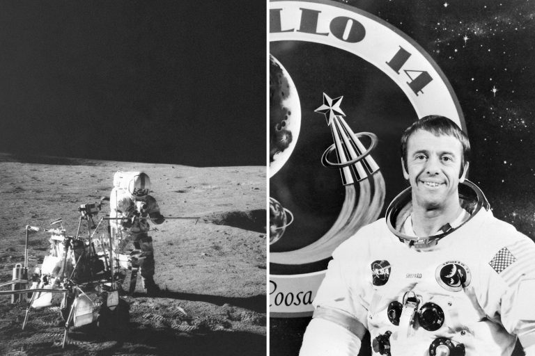 Apollo 14 astronaut’s ‘lost’ golf ball has been found 50 years later – just yards from tee-off point