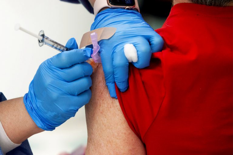 Four people get Covid 14 days AFTER being fully vaccinated as officials says jab ‘reduced the…