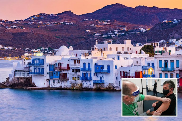 Greece could welcome Brit tourists as early as May if they’ve had Covid vaccine but rest of EU say…