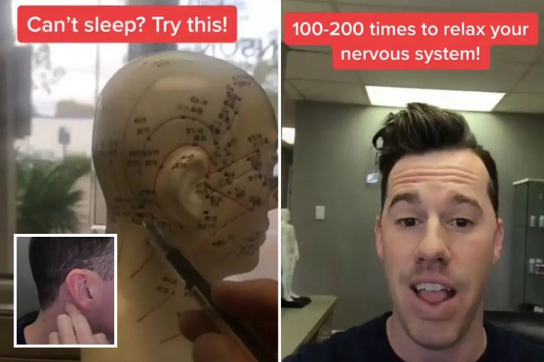 Acupuncturist reveals special spot behind the ear which can put you to sleep in minutes
