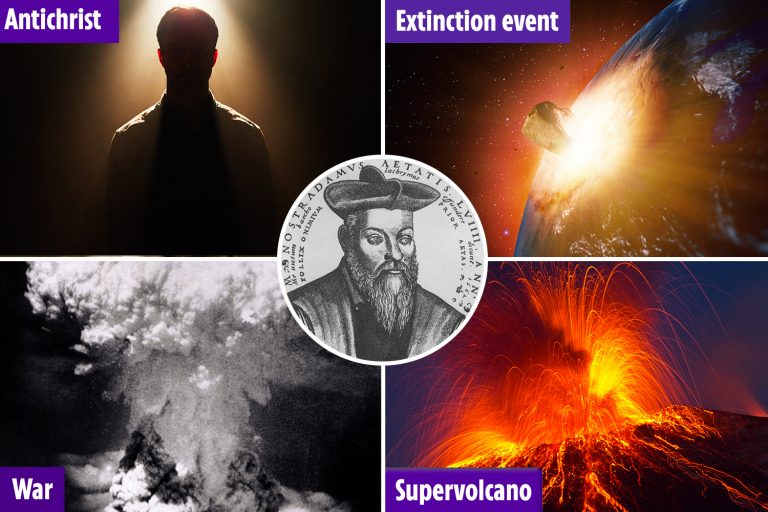 Oracle Nostradamus reckons megaquakes, supervolcanoes & World War Three are the disasters still to…