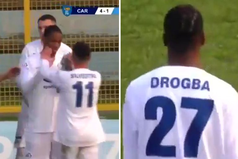 Watch Didier Drogba’s son Isaac make professional debut for Folgore Caratese in Italy’s Serie D