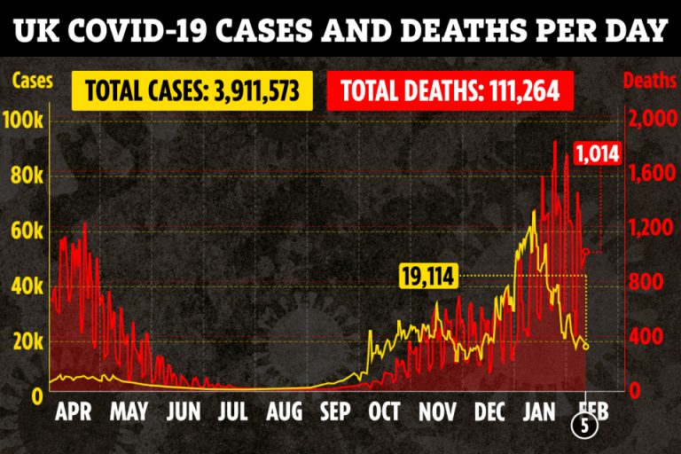 Easing lockdown over summer could lead to another 130,000 Covid deaths with FOURTH wave, scientists…