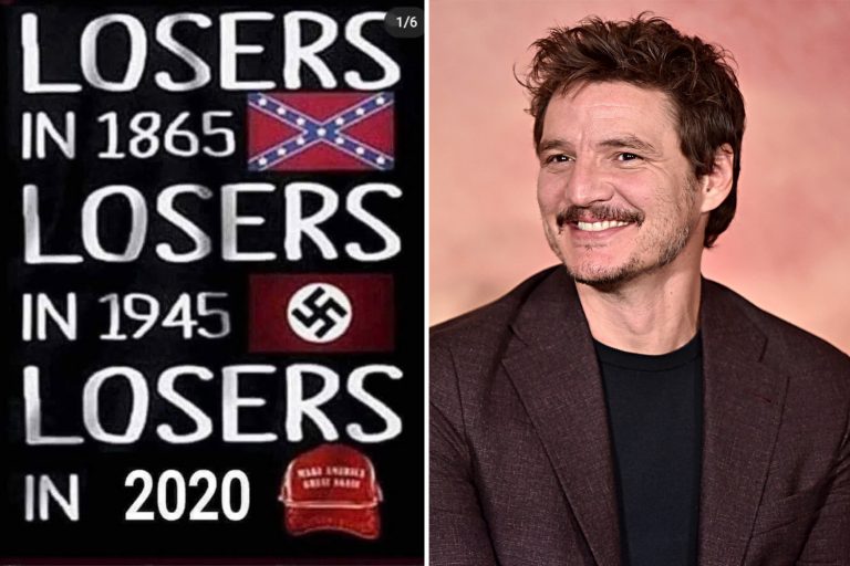 The Last of Us star Pedro Pascal slammed for comparing Trump supporters to Nazis after co-star Gina…