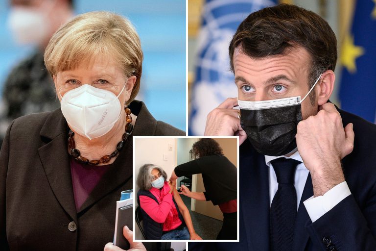 France follows Merkel in begging citizens to have Oxford vaccine as EU faces 90MILLION jab shortfall…