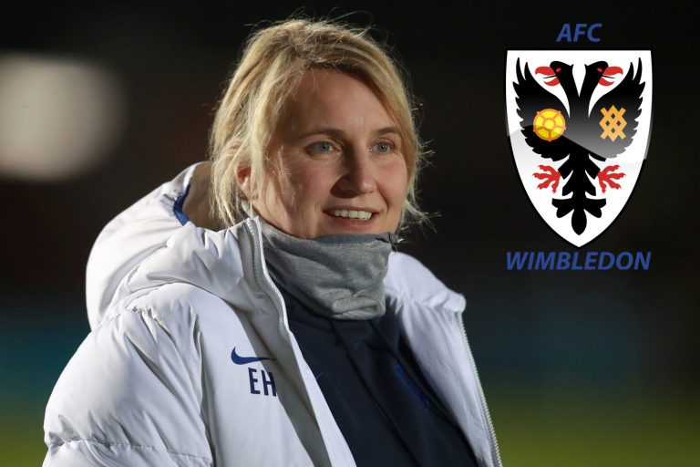 Chelsea Women’s boss Emma Hayes on shortlist to become AFC Wimbledon manager in English Football…