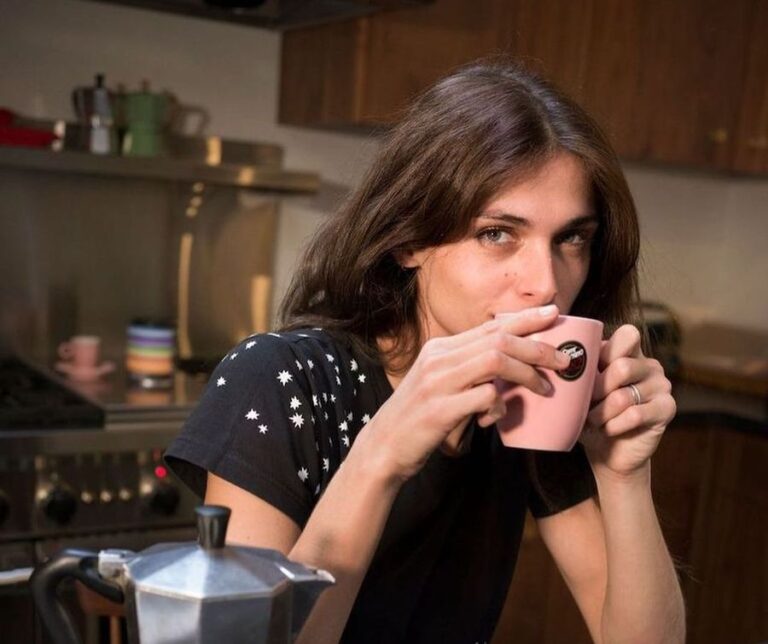 Elisa Sednaoui Dellal gets creative for a coffee-related good cause