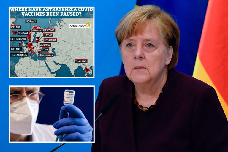 AstraZeneca vaccine suspended in France and Germany amid blood clot fears as UK vows it’s safe