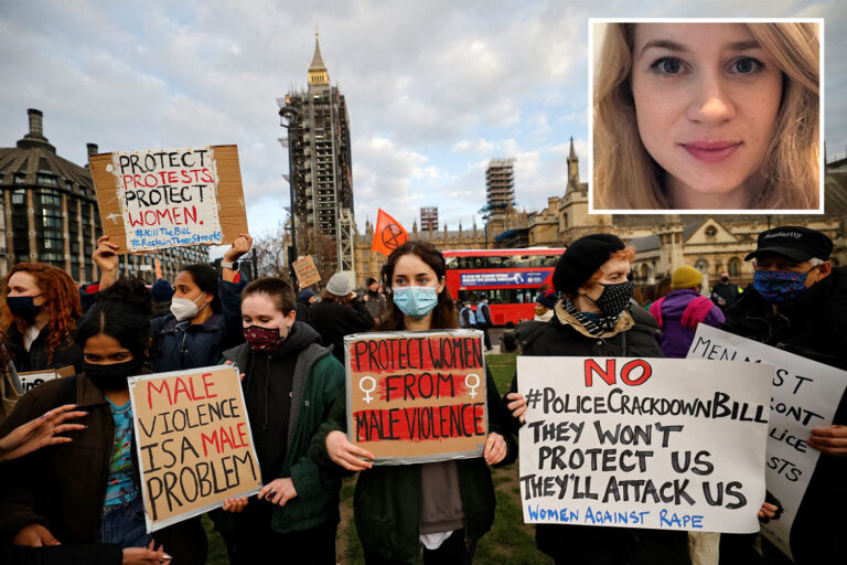 Sarah Everard vigil – Crowds gather outside Parliament for second day of protest over violence…