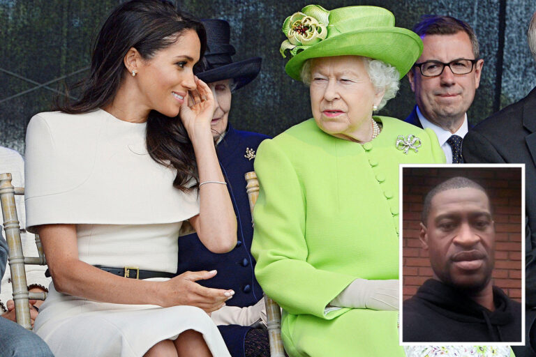 Fury as French magazine Charlie Hebdo uses George Floyd’s death to mock the Queen and Meghan…
