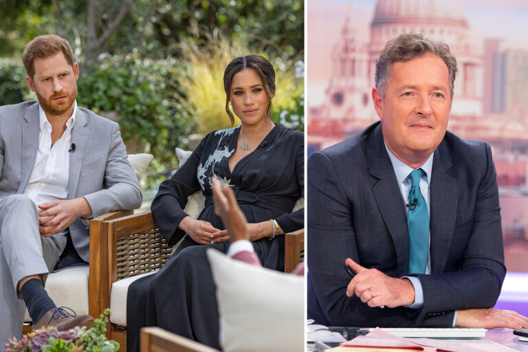Piers Morgan takes new dig at Meghan Markle saying ‘Do we still have to believe her?’ after wedding…
