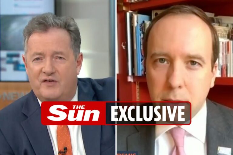 GMB’s Piers Morgan hit with Ofcom complaints after mauling health secretary Matt Hancock in…
