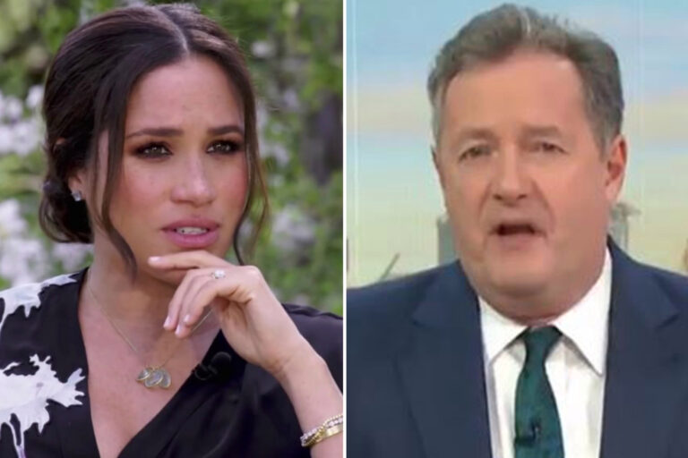 Furious Piers Morgan says he’s ‘sickened’ by Meghan Markle for ‘trashing’ the Royal Family as ‘white…