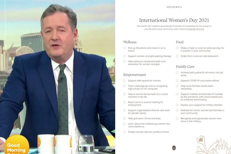 Piers Morgan slams Meghan Markle and Prince Harry for list telling people to help families as Prince…