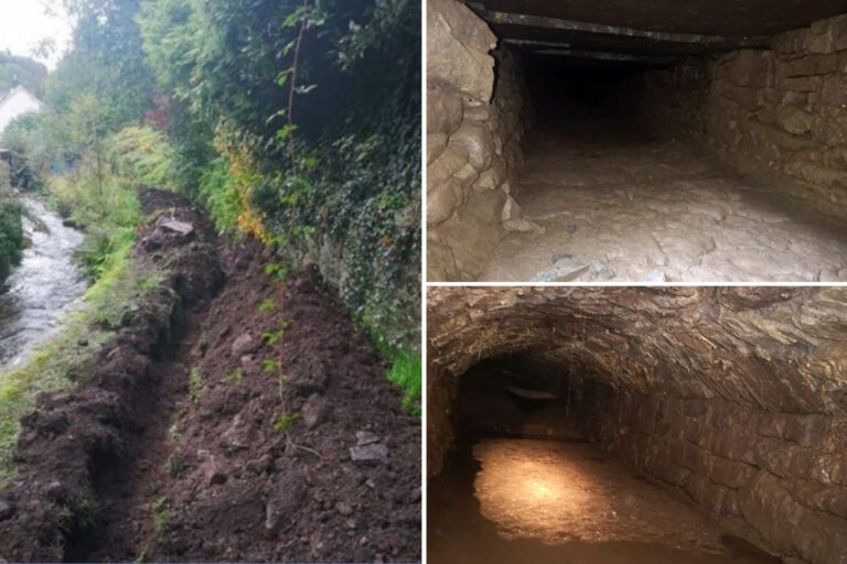Mystery over secret 800-year-old tunnels discovered under medieval Welsh abbey