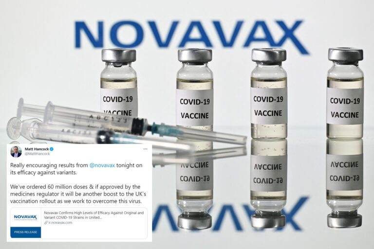 Novavax Covid vaccine found to prevent 100% of deaths and 96% of cases with 60 million doses set for…