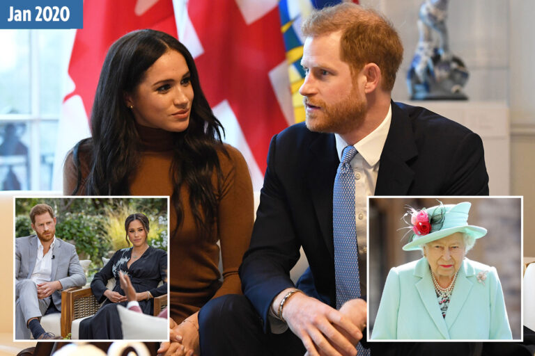 Meghan and Harry claim Queen CANCELLED post-Megxit overnight stay at Sandringham when they flew back…