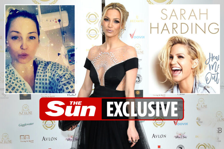 Girls Aloud’s Sarah Harding reveals she almost died of sepsis and was in a coma for two weeks after…