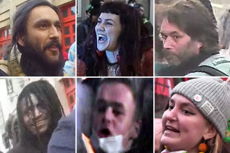 More Bristol ‘Kill the Bill’ riot suspects pictured in police appeal after 25 arrested in week of…